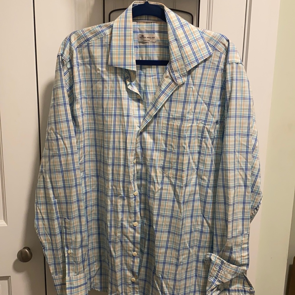 Peter Millar Crown Ease Tattersall Shirt